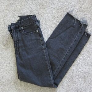 Madewell Black Vintage Straight Leg Jean